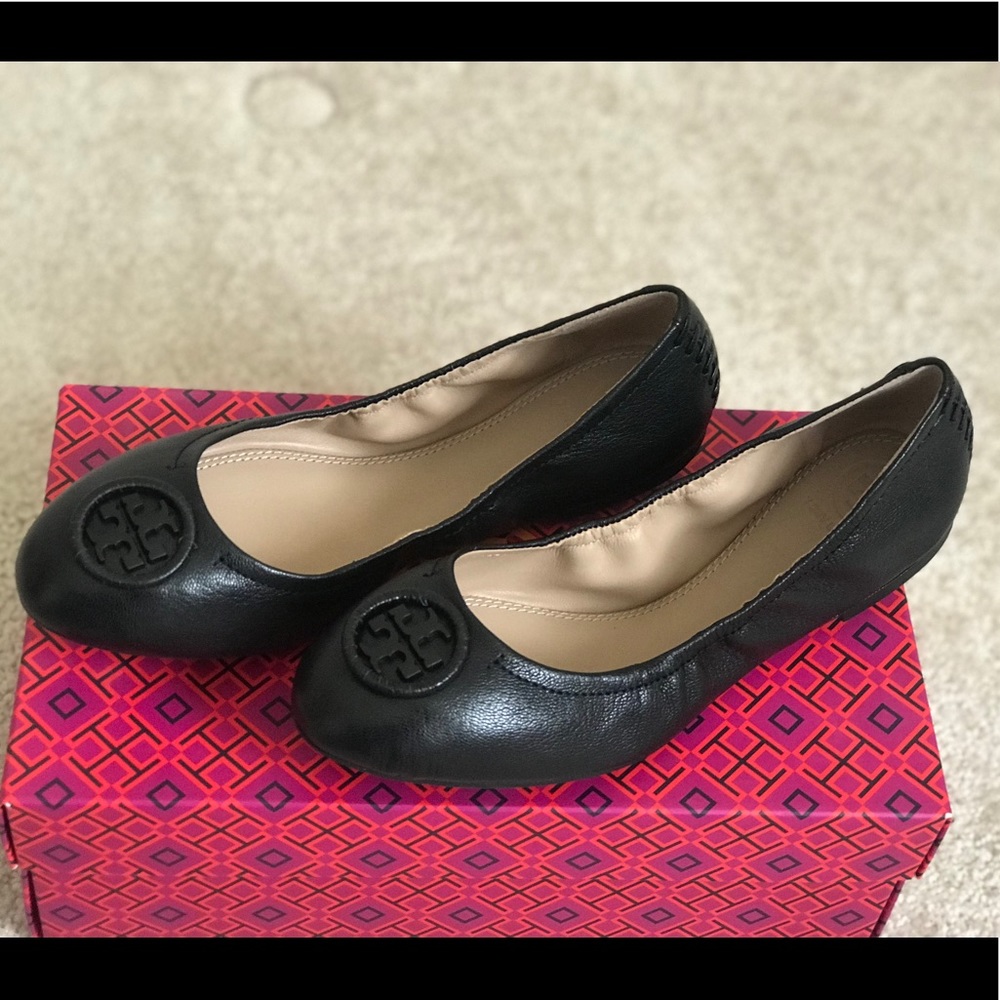 💕💕Tory Burch Allie Ballet- Capri Leather